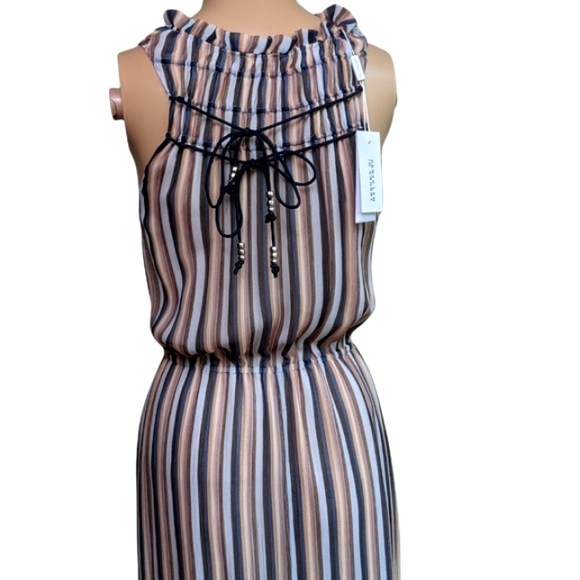 Derek 10 Lam Crosby Sleeveless Silk Dress Size 0 - Picture 4 of 15